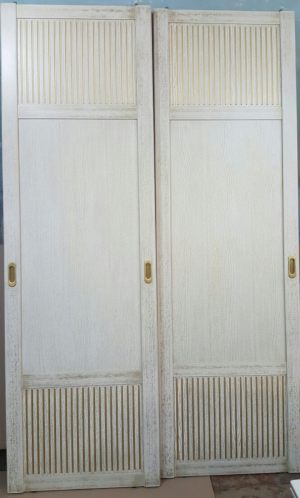 Двери для шкафа купе с фрезеровкой Ленинск-Кузнецкий